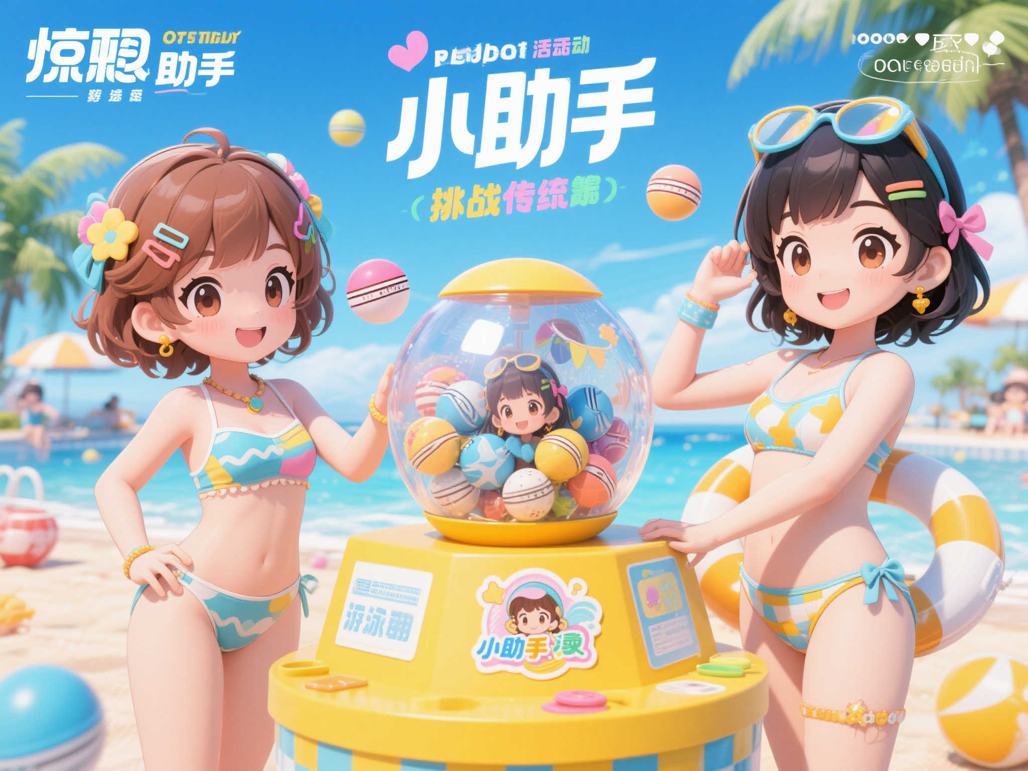 庆祝海咲生日:《沙滩排球 女神假期》活力助理特别泳装扭蛋上线 庆祝海咲生日:《沙滩排球 女神假期》活力助理特别泳装扭蛋上线