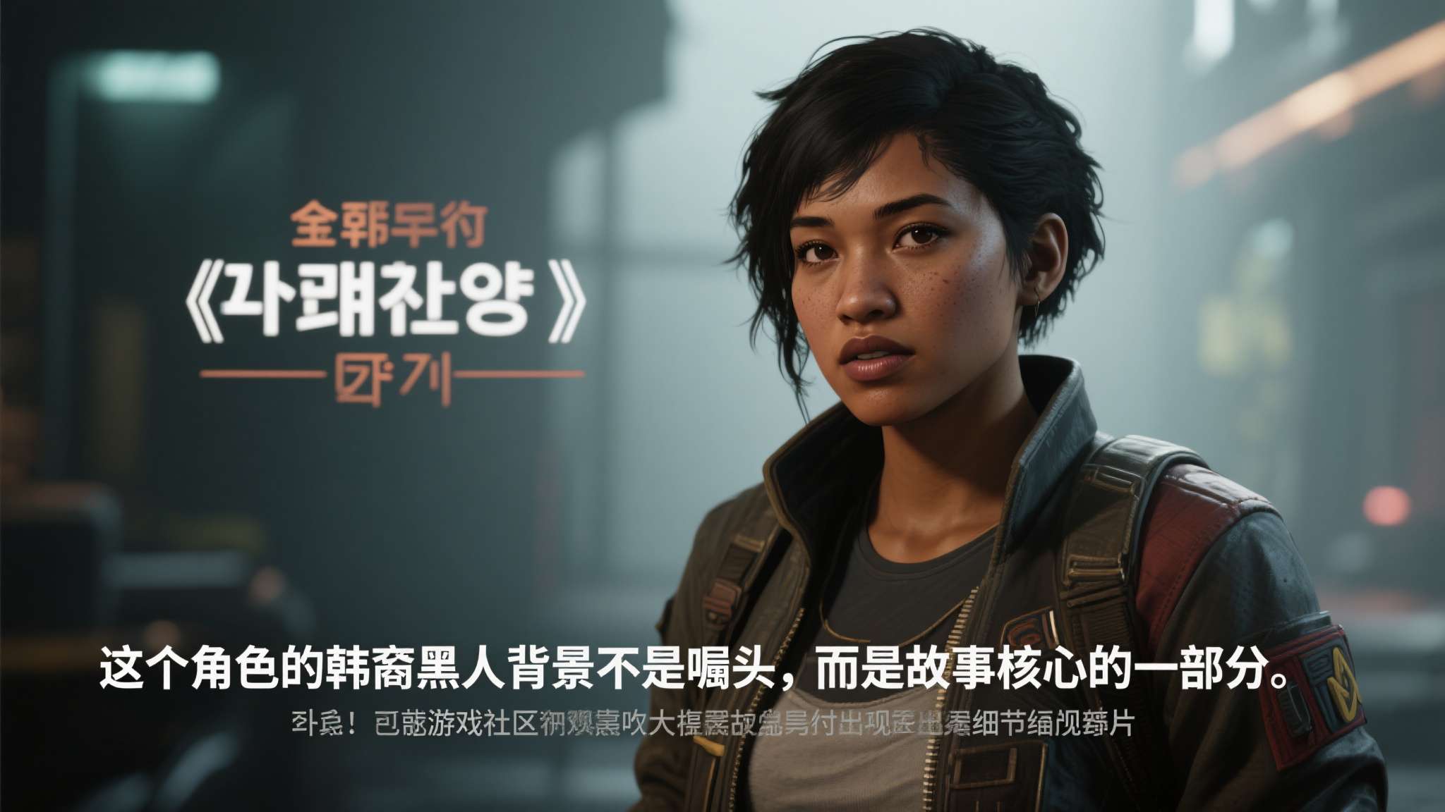 PS5独占《星际:异端先知》女主放话!韩裔黑人主角有惊人大秘密 她在采访中明确表示:"这个角色的韩裔黑人背景不是噱头,而是故事核心的一部分。"