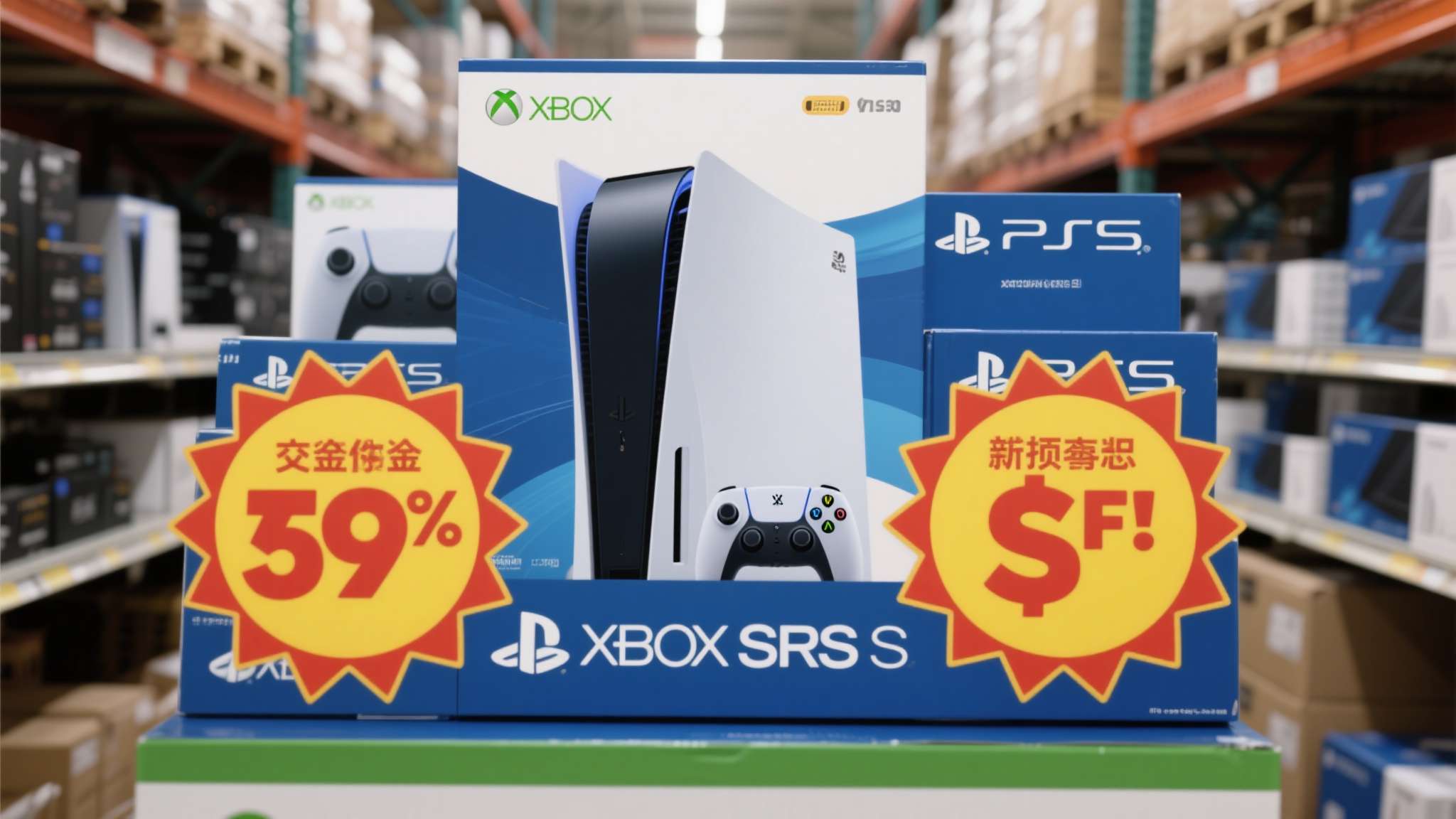 Xbox Series S在市场上的销售表现一直不如PS5强势。大量XSS库存积